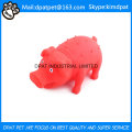 China Pet produtos de látex Pink Pig Dog Toy